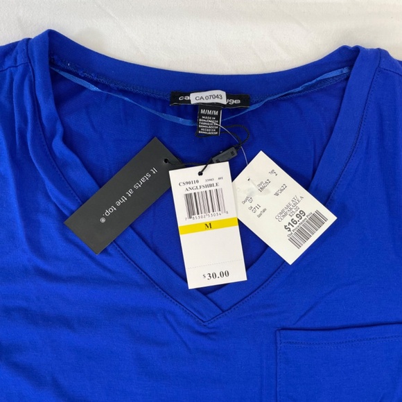 Cable & Gauge Short Sleeve Lightweight Shirt Blue Women’s Size Medium NEW - Picture 5 of 9